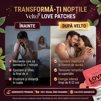 Set 30 plasturi Velto Ignite-Formulă Premium pentru Cupluri