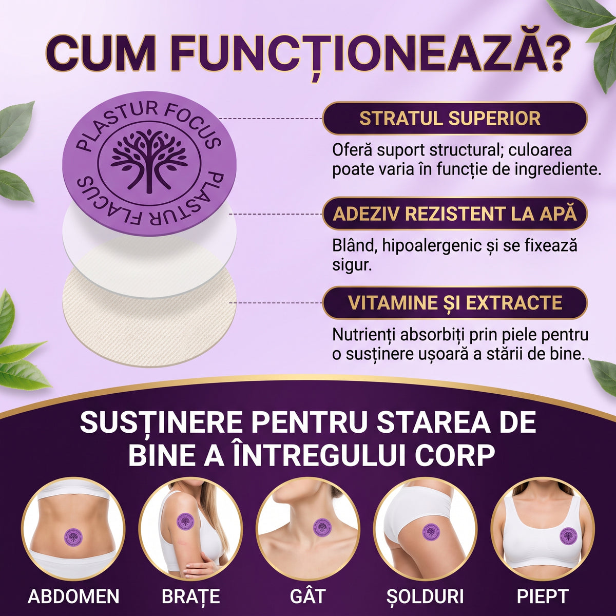 Set plasturi „Adio Oboseală” 30+30 GRATIS